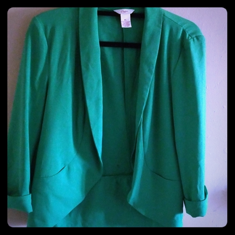 Green Cardigan